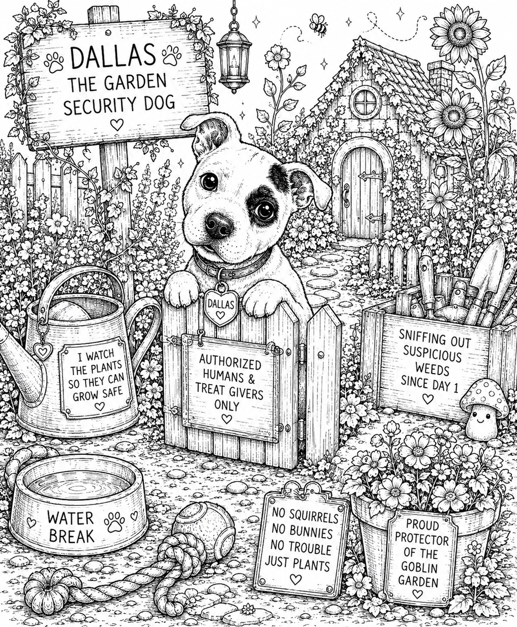 Digital product: Goblin Garden Coloring Book Volume One 🍄