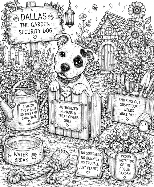Digital product: Goblin Garden Coloring Book Volume One 🍄