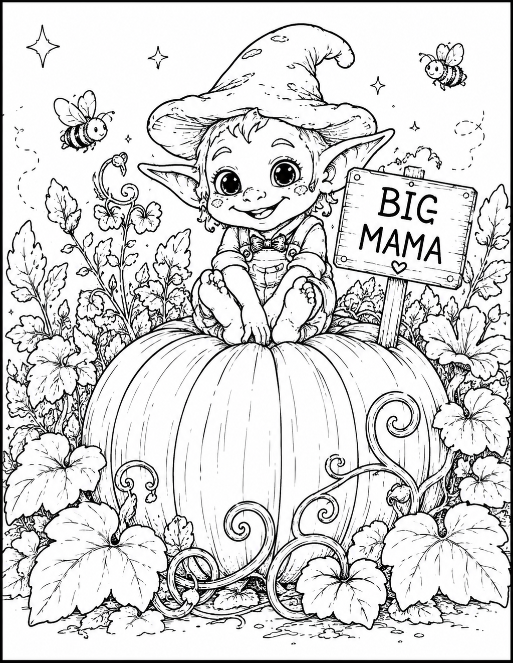 Digital product: Goblin Garden Coloring Book Volume One 🍄