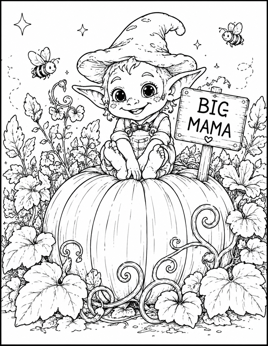 Digital product: Goblin Garden Coloring Book Volume One 🍄
