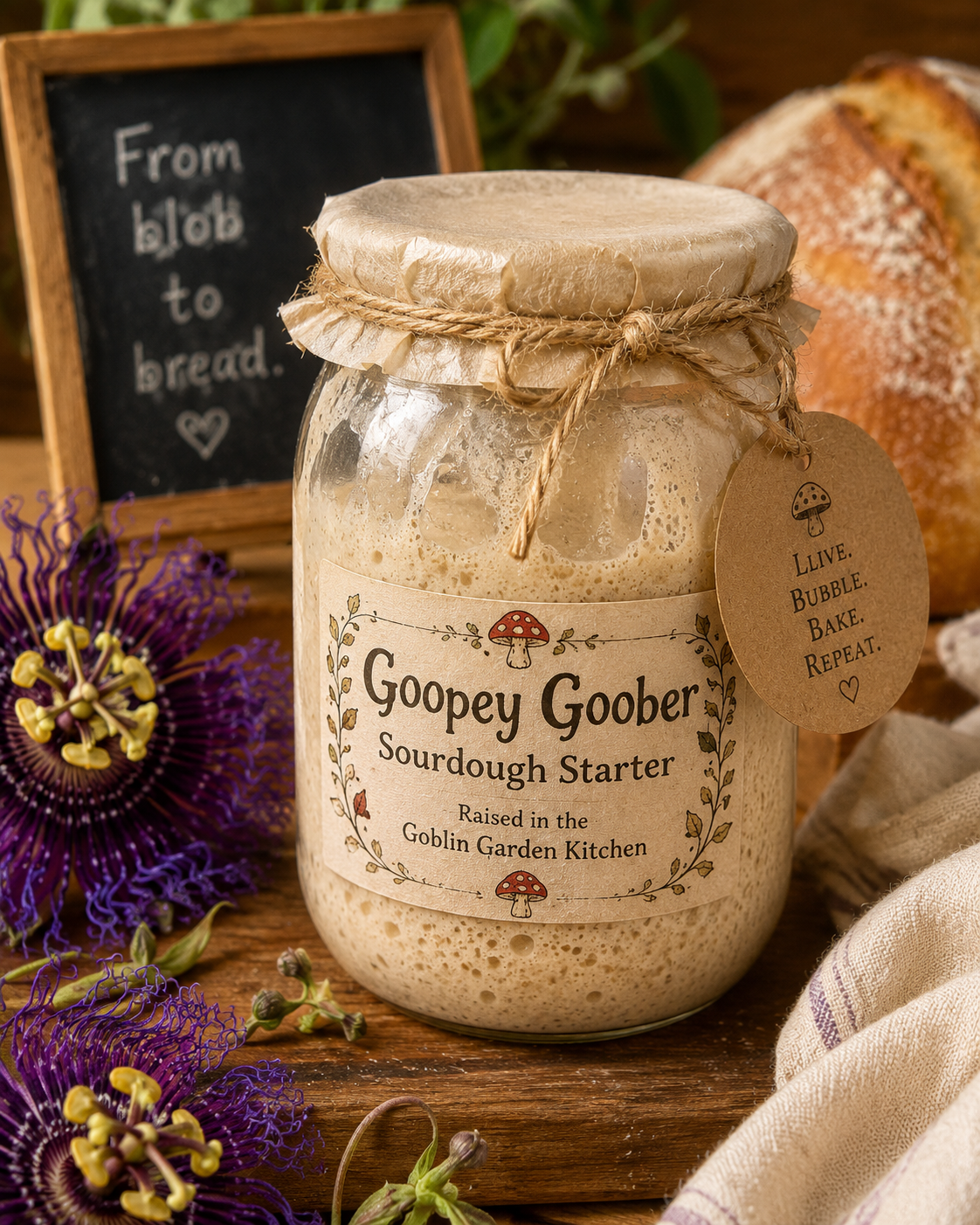 Goopey Goober™ Dehydrated Sourdough Starter