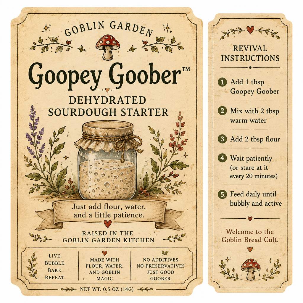 Goopey Goober™ Dehydrated Sourdough Starter